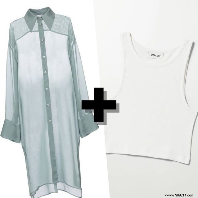 What to wear with a transparent garment? 