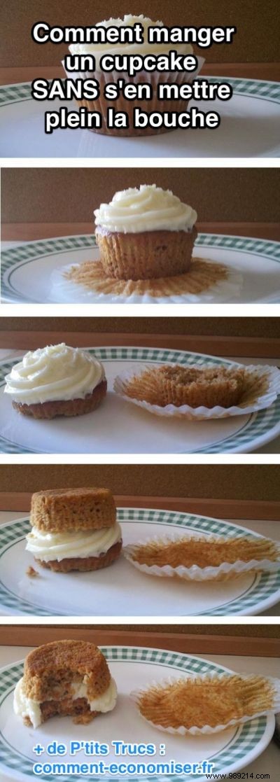How to Eat a Cupcake Properly. 