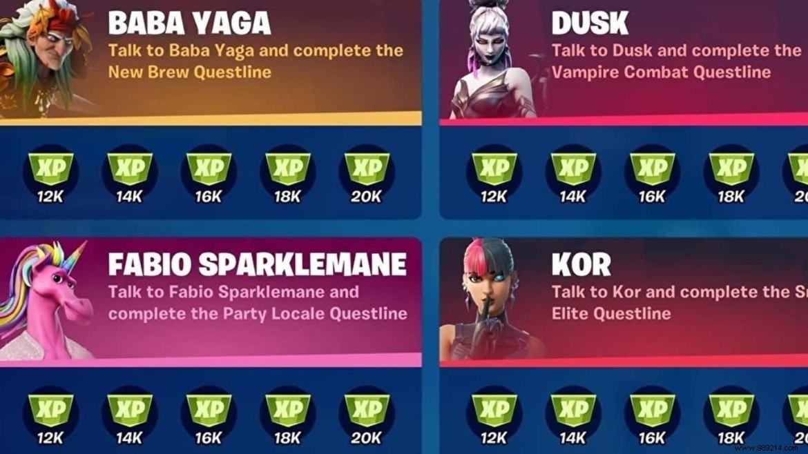 How to Complete All New Fortnite Punchcard Quests in Season 8 