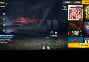 How to get Infiltrator Red Treatment Sniper in Free Fire? 