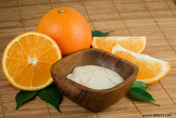 My beauty recipe of the day:make an orange radiance lotion 