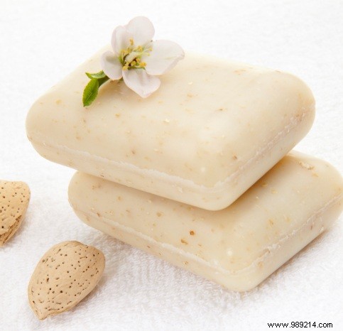 My beauty recipe of the day:almond soap 