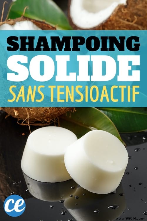 The Easy Recipe for Solid Shampoo WITHOUT Aggressive Surfactants. 