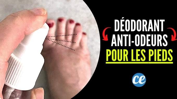 Anti-Odor Deodorant Spray For Stinky Feet. 