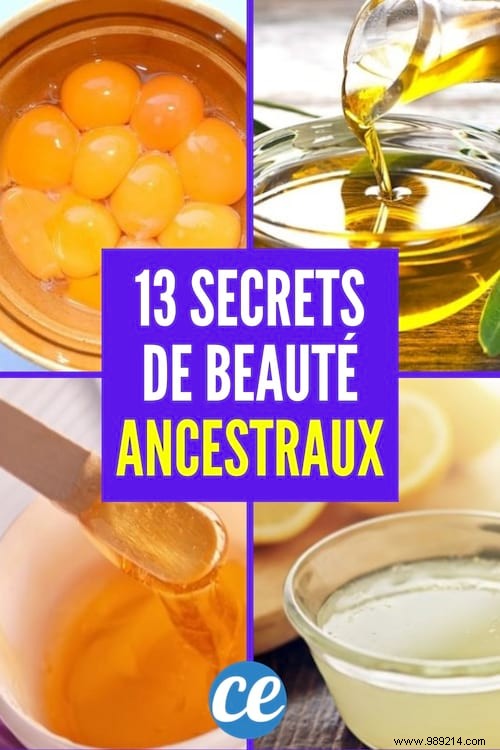 13 Beauty Secrets From Our Ancestors That Are STILL Useful Today. 
