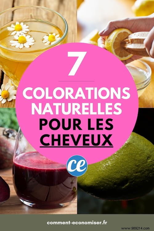 7 Natural Recipes To Color Your Hair at Home EASILY. 