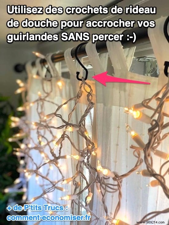 The Genius Trick To Hang A Garland On The Wall (WITHOUT Drilling). 