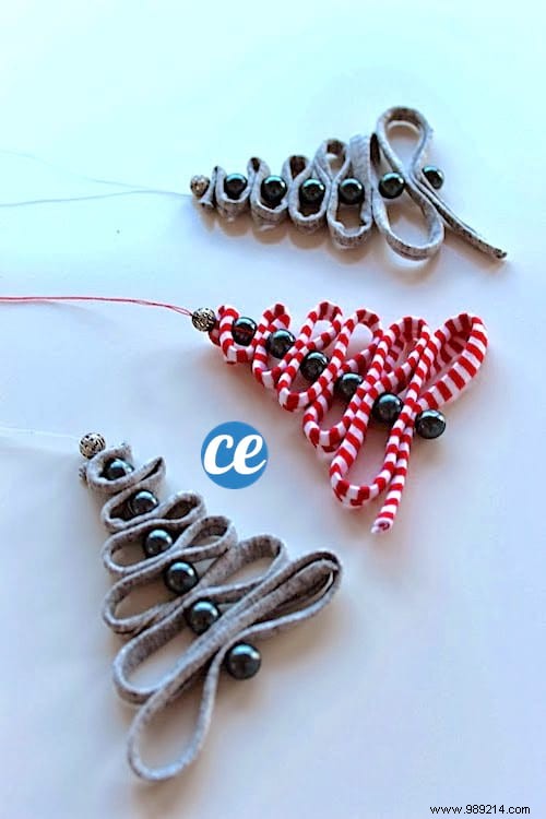 Christmas Decoration:How to Make an Adorable Little Tree to Hang in 5 Min. 