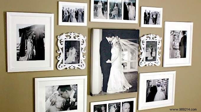 12 Great Ideas To Nicely Arrange Your Photo Frames On A Wall. 