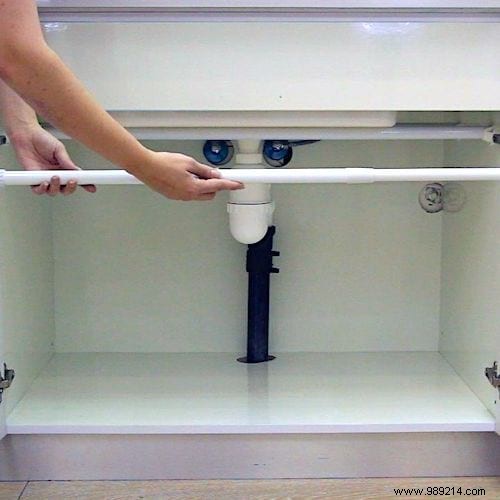 Storage Under the Sink:THE Tip for a PERFECTLY Tidy Closet. 