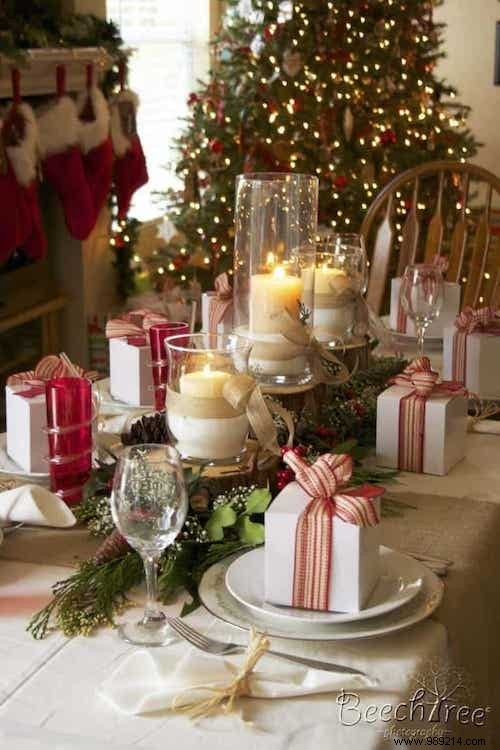 65 Decoration Ideas For A Superb Christmas Table (Easy &Cheap). 