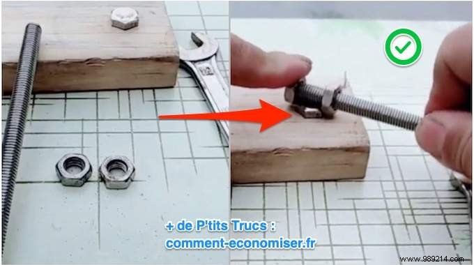 How To Make A Homemade Adjustable Wrench In 10 Secs. 