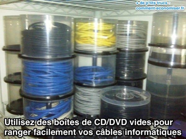 An Ingenious Storage For Computer Cables. 