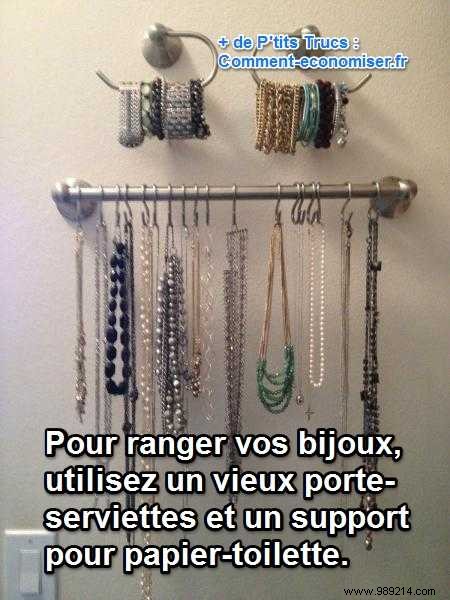 Clever storage so your jewelry won t get tangled up. 