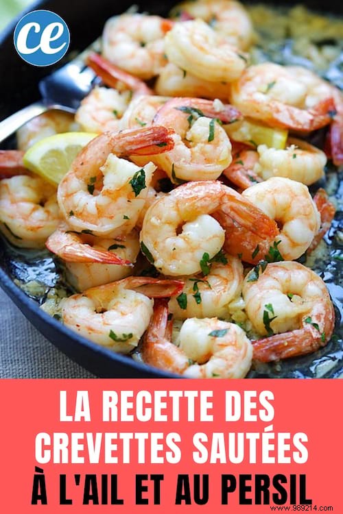 The Tasty Recipe Sauteed Shrimps With Garlic And Parsley (Easy And Quick). 