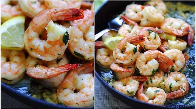 The Tasty Recipe Sauteed Shrimps With Garlic And Parsley (Easy And Quick). 