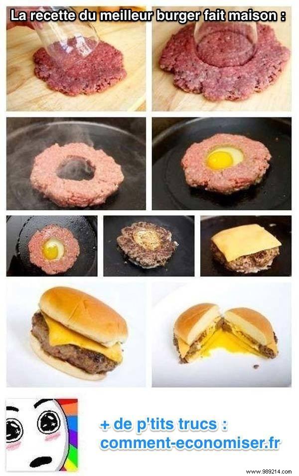 The Tip To Make A Delicious Homemade Burger. 