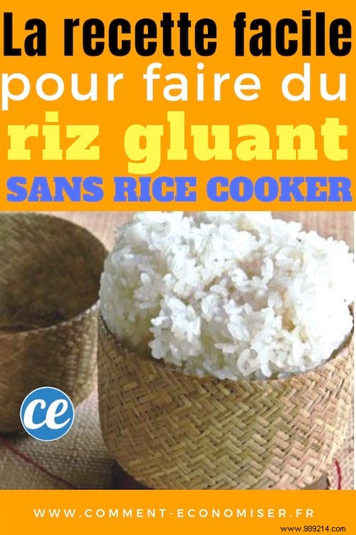 The Easy Sticky Rice Recipe WITHOUT Rice-Cooker. 