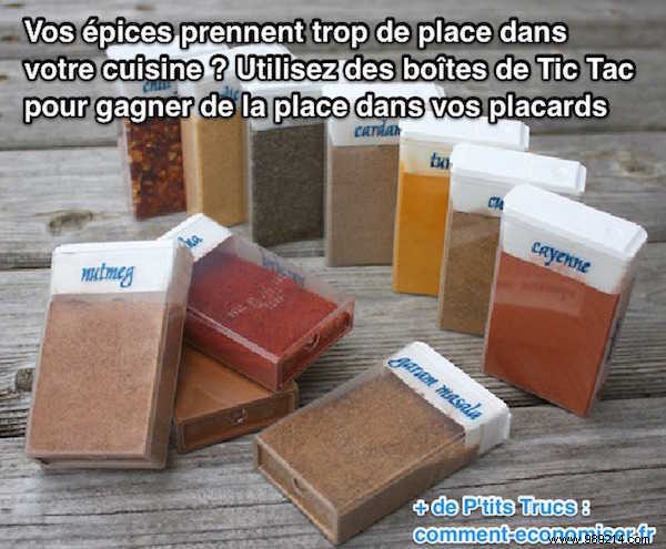No Place To Store Your Spices? Here is the Little Kitchen Tip. 