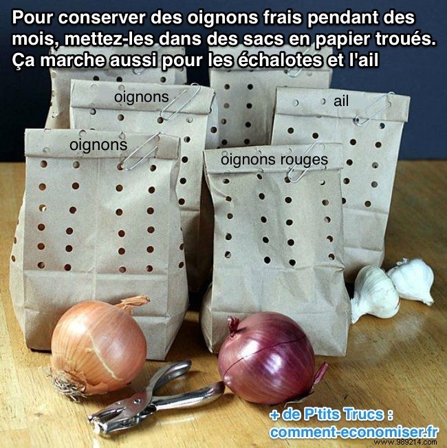 The Incredible Trick To Keep Onions Fresh For Months! 
