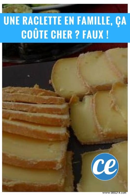 A Family Raclette, Is It Expensive? False ! 