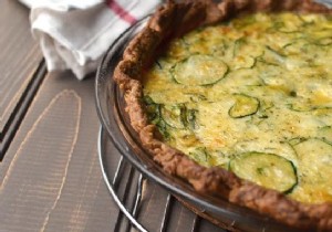 A Delicious Zucchini, Onion and Goat Cheese Quiche, which Costs 3 Times Nothing. 