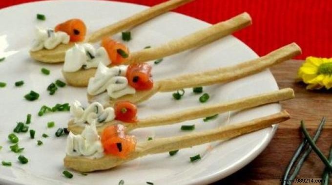 My Smoked Salmon Appetizer Spoons Ready in 10 min! 