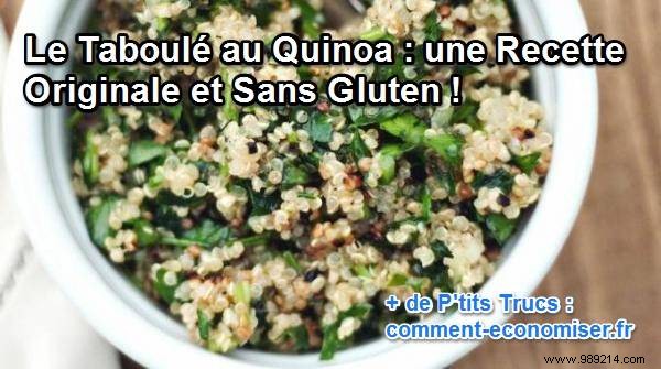 Tabbouleh with Quinoa:an Original and Gluten-Free Recipe! 