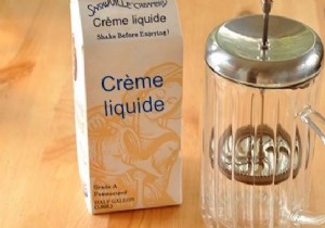 The Tip for Making Whipped Cream in 2 min with a French Press. 