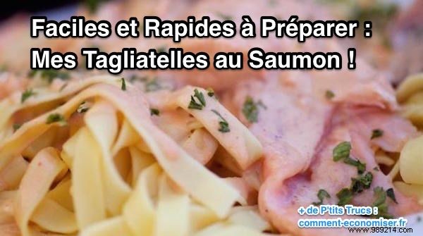 Easy and Quick to Prepare:My Salmon Tagliatelle! 