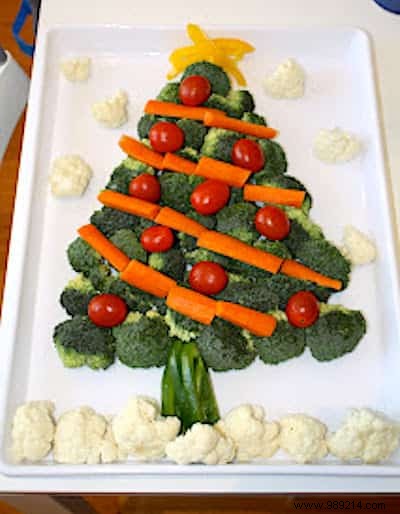 The Vegetable Tree:THE Christmas Aperitif Quick and Easy to Make. 