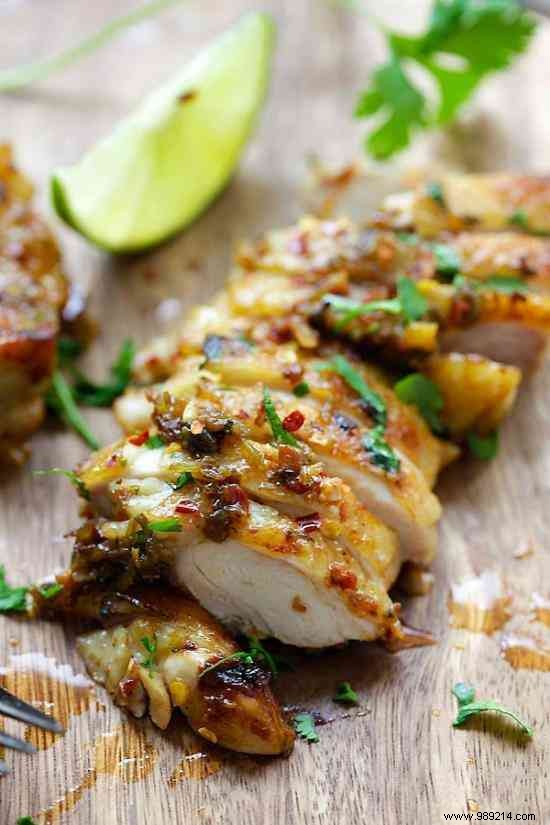Chicken with Coriander and Lime:The Delicious Easy Recipe to Make. 