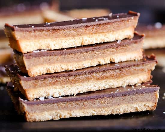 The Delicious Homemade Twix Recipe WITHOUT Gluten and WITHOUT Eggs. 