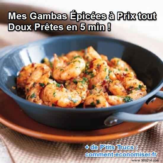 My Spicy Prawns at a Sweet Price Ready in 5 min! 