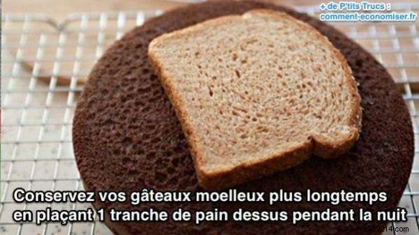 The Tip To Keep A Cake Moist Longer. 