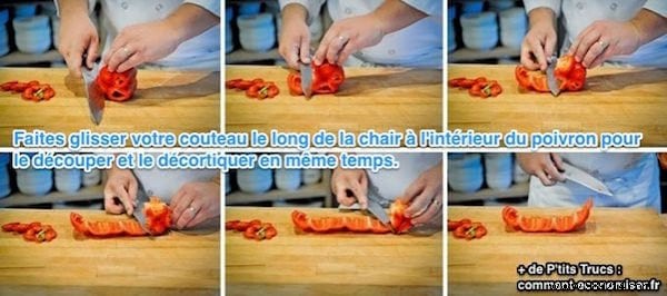 The Chef s Tip for Cutting Peppers Quickly. 