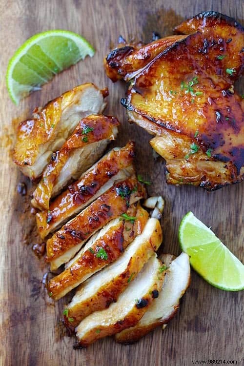 Easy and Quick:The Delicious Recipe for Chicken with Lemon and Honey. 