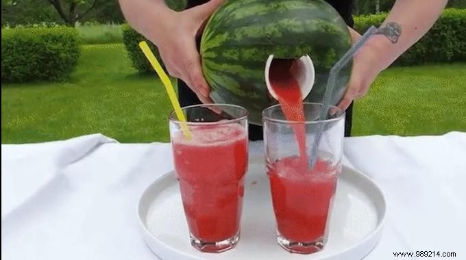 Here is the BEST Way to Eat a Watermelon. 
