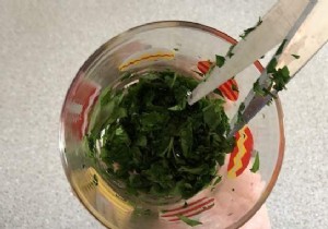 Master Chopping Fresh Herbs in Seconds: The Glass and Scissors Kitchen Hack