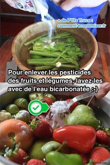 The Simple Trick To Removing Pesticides From Fruits And Vegetables. 