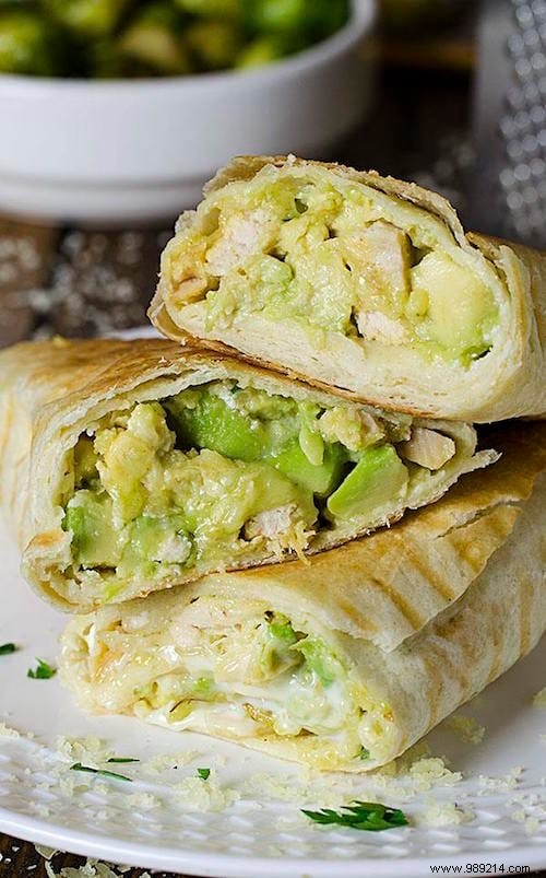 Quick And Easy To Make:The Delicious Chicken And Avocado Burritos Recipe. 