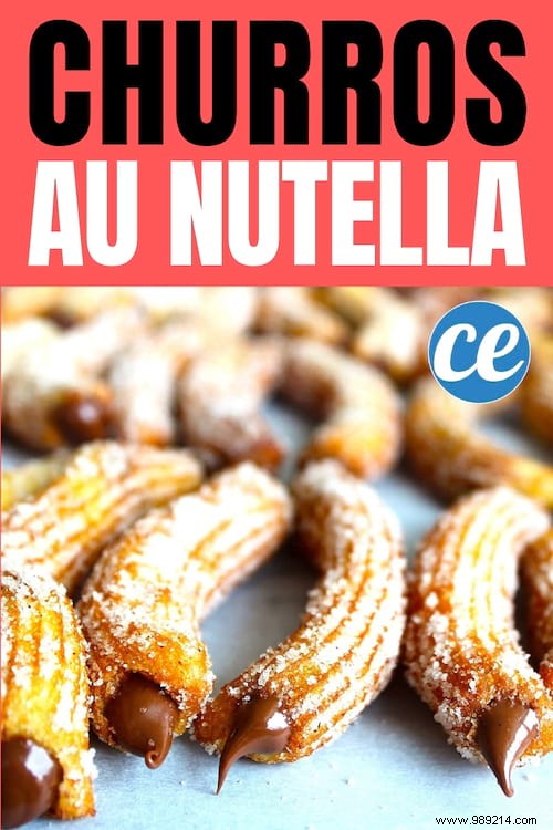 Quick and Easy:The Gourmet Recipe for Homemade Churros with Nutella. 