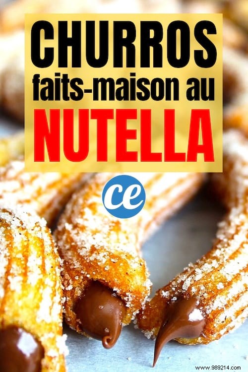 Quick and Easy:The Gourmet Recipe for Homemade Churros with Nutella. 