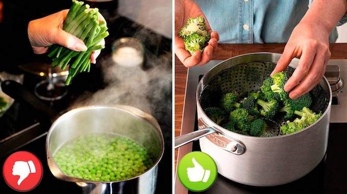 How Long Should You Cook Vegetables? The Guide According To The Type Of Cooking. 