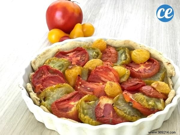 Easy And Ready In 10 Min:Old Fashioned Tomato And Mustard Tart. 