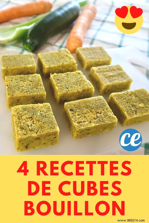 4 Simple Recipes To Make Homemade Bouillon Cubes. 
