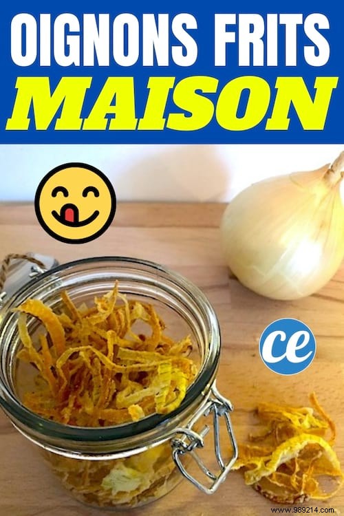 Make Your Own Crispy and 100% Natural Fried Onions. 