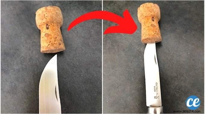 Trick To Protect A Knife Blade (And Avoid Cutting Yourself). 
