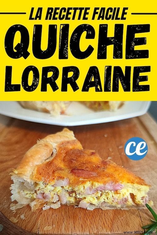 How to Make a Good Thick Quiche Lorraine? My Easy and Quick Recipe. 
