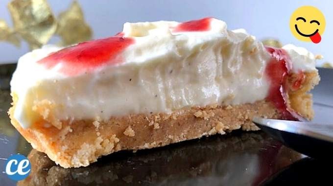 Easy and WITHOUT Baking:The Delicious Homemade Strawberry Cheesecake. 